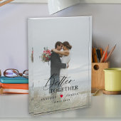 カップルカスタムの結婚記念撮影ブロック フォトブロック