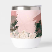 カップルカスタムピンクフローラかわいい愛あなた (左面)