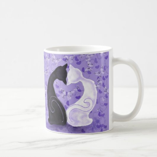 カップルキャットコーヒーマグ コーヒーマグカップ (右)