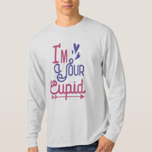 カップルギフトアイアムザラブリーキューピッド Tシャツ