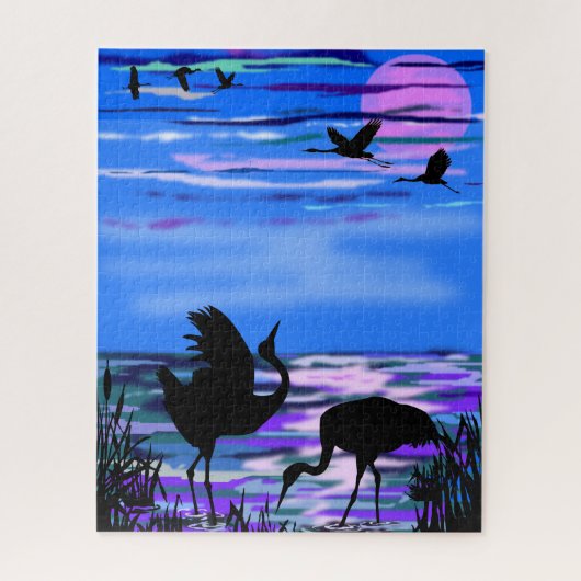 カップルクレーンパズル ジグソーパズル (縦)