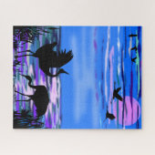 カップルクレーンパズル ジグソーパズル (横)