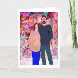 カップルサポートリーマリーのクリエイティブデザイン カード