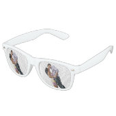 カップルサングラス |水カラーグラデーションレトロシェード レトロサングラス (アングル)