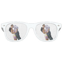 カップルサングラス |水カラーグラデーションレトロシェード