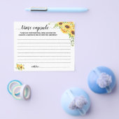 カップルサンフラワーカード用タイムカプセルアドバイス チラシ (シングル)