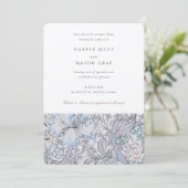 カップルシャワクラシックーゴールデンリリーパエレガントステル 招待状 (スタンド正面)