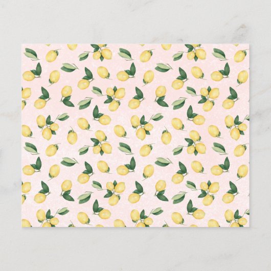 カップルシャワーゲームカード用ピンクレモンアドバイス チラシ (裏面)