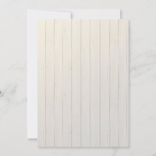 カップルシャワースクリプトタイポグラフィピンクアジサイ 招待状 (裏面)