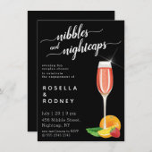 カップルシャワーニブルナイトキャップバジェット招待状 招待状 (正面/裏面)