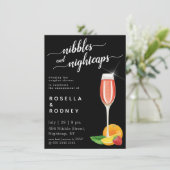 カップルシャワーニブルナイトキャップバジェット招待状 招待状 (スタンド正面)