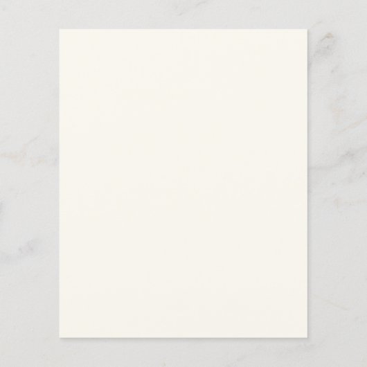 カップルシャワーボホワイルドフラワーエレガント招待状 (裏面)