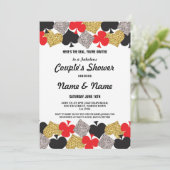 カップルシャワー婚約ラスベガスカジノパーティー 招待状 (スタンド正面)