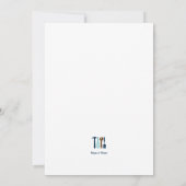 カップルシャワー招待状(のまわりに家への贈り物) 招待状 (裏面)