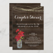 カップルシャワー招待状-ブライダル結婚、ベビー 招待状 (正面/裏面)