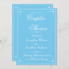 カップルシャワー春夏名日時RSVP 招待状