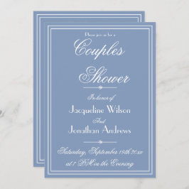 カップルシャワー素朴名パーソナライズされたRSVP Chic 招待状