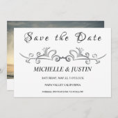 カップルスタイリッシュイメージ招待状 招待状 (正面/裏面)