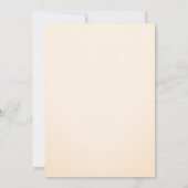 カップルズカボンプキンオンザウェイ秋ベビーシャワー 招待状 (裏面)