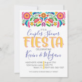 カップルズシャワーフェスタお祝いブライダルシャワー 招待状 (正面)