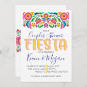 カップルズシャワーフェスタお祝いブライダルシャワー 招待状 (正面/裏面)