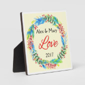 カップルズラブプラーク フォトプラーク (正面)