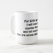 カップルセラピスト誰か? コーヒーマグカップ (正面左)