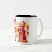 カップルデザインカップ ツートーンマグカップ (正面右)