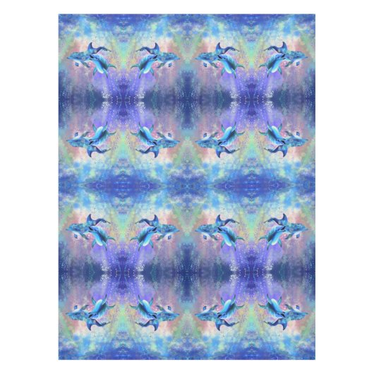 カップルドルフィンタブレクロース テーブルクロス (正面)