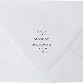 カップルネーム差出人住所ラバースタンプ セルフインキングスタンプ