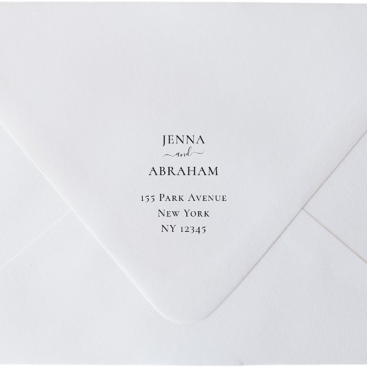 カップルネーム差出人住所ラバースタンプ セルフインキングスタンプ