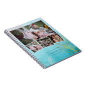 カップルバケットリストフォトコラージュ新入ジャーナル ノートブック (右側)