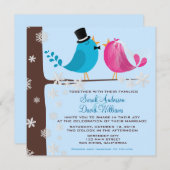 カップルバーズオンブランチ|結婚式招待状 招待状 (正面/裏面)