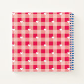 カップルパーソナライズされたのメモリクックブック（写真を追加） ノートブック (裏面)