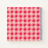 カップルパーソナライズされたのメモリクックブック（写真を追加） ノートブック (裏面)