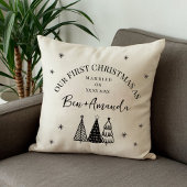 カップルパーソナライズされたの写真と文字 クッション