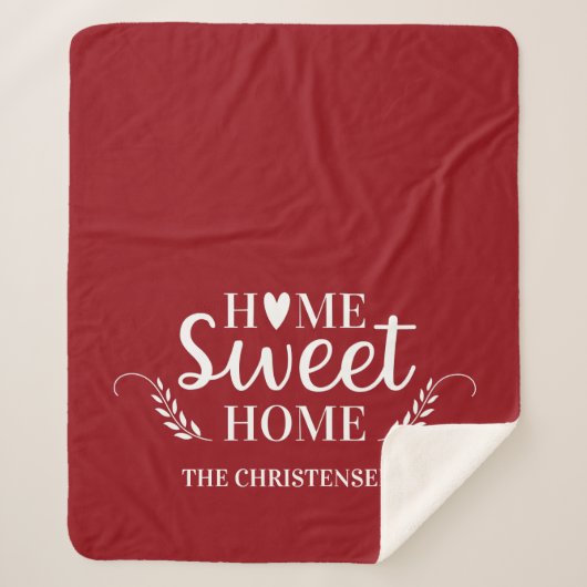 カップルパーソナライズされたズ結婚ーズ シェルパブランケット (正面)