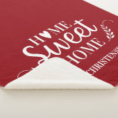 カップルパーソナライズされたズ結婚ーズ シェルパブランケット (3/4)