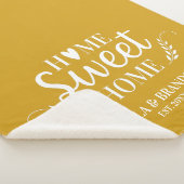 カップルパーソナライズされたズ結婚ーズ シェルパブランケット (3/4)