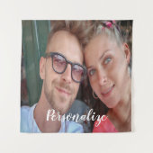 カップルパーソナライズされたタペストリー タペストリー (正面)