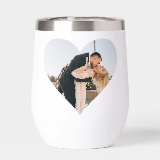 カップルパーソナライズされたハートフォト文字結婚ズ (背面)