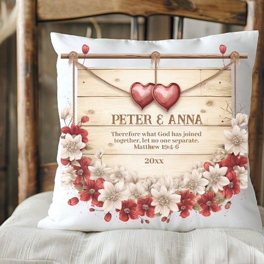 カップルパーソナライズされたハート装飾用クッション クッション