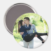 カップルパーソナライズされたフォトマグネット マグネット (正面/裏面)