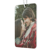 カップルパーソナライズされたラブフォト カーエアーフレッシュナー (左)