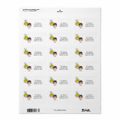 カップルパーソナライズされた住所 シール (フルシート)