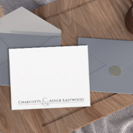 カップルパーソナライズされた文房具 ノートカード