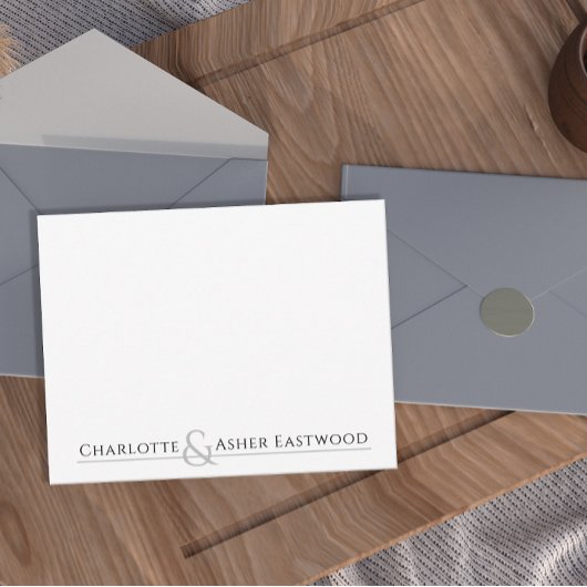 カップルパーソナライズされた文房具 ノートカード