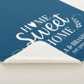 カップルパーソナライズされた結婚したー毛布 シェルパブランケット (3/4)