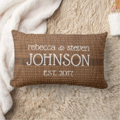 カップルパーソナライズされた装飾用クッション ランバークッション (ブランケット)