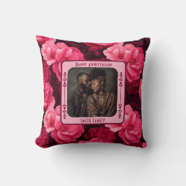 カップルパーソナライズされた30周年記念装飾用クッション クッション